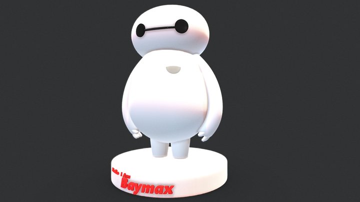 Chibi Baymax 3D Model