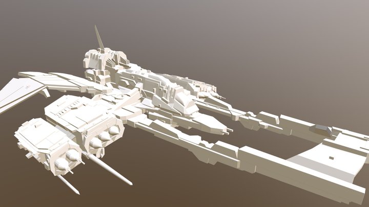 Short Range Bomber 3D Model