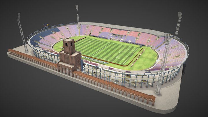 Stadio Renato Dall'Ara – Kostenloses 3D-Modell STL
