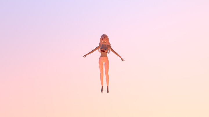 cycle walk animation 3D Model