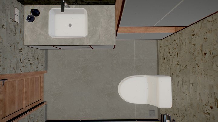 Bathroom Demo Scene 3D Model