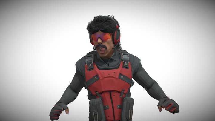 Dr Disrespect [Rogue Company] 3D Model