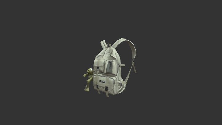 Backpack Low poly 3D Model