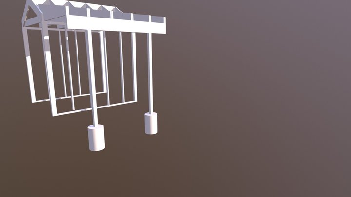 Shed Extension With Coop 3D Model