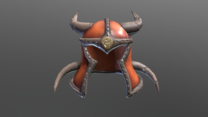 Orcish Helm 3D Model