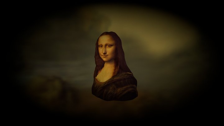 Mona Liza 3D Model