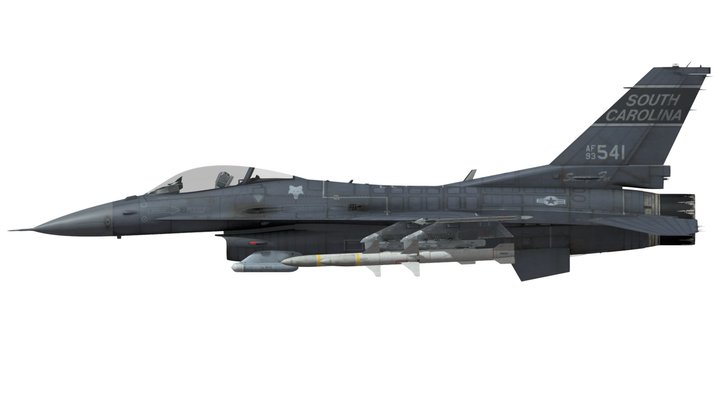 F-16CM PoBIT with AGM-88 HARM