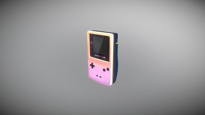 GameBoy Color - Challenge 3D Model