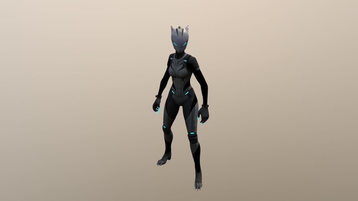 Cat flip 3D Model