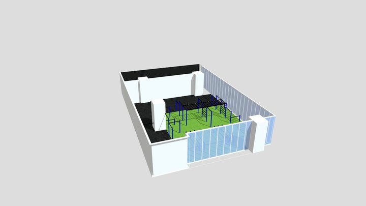 Centro Deportivo Antofagasta_La Mano Calistenica 3D Model