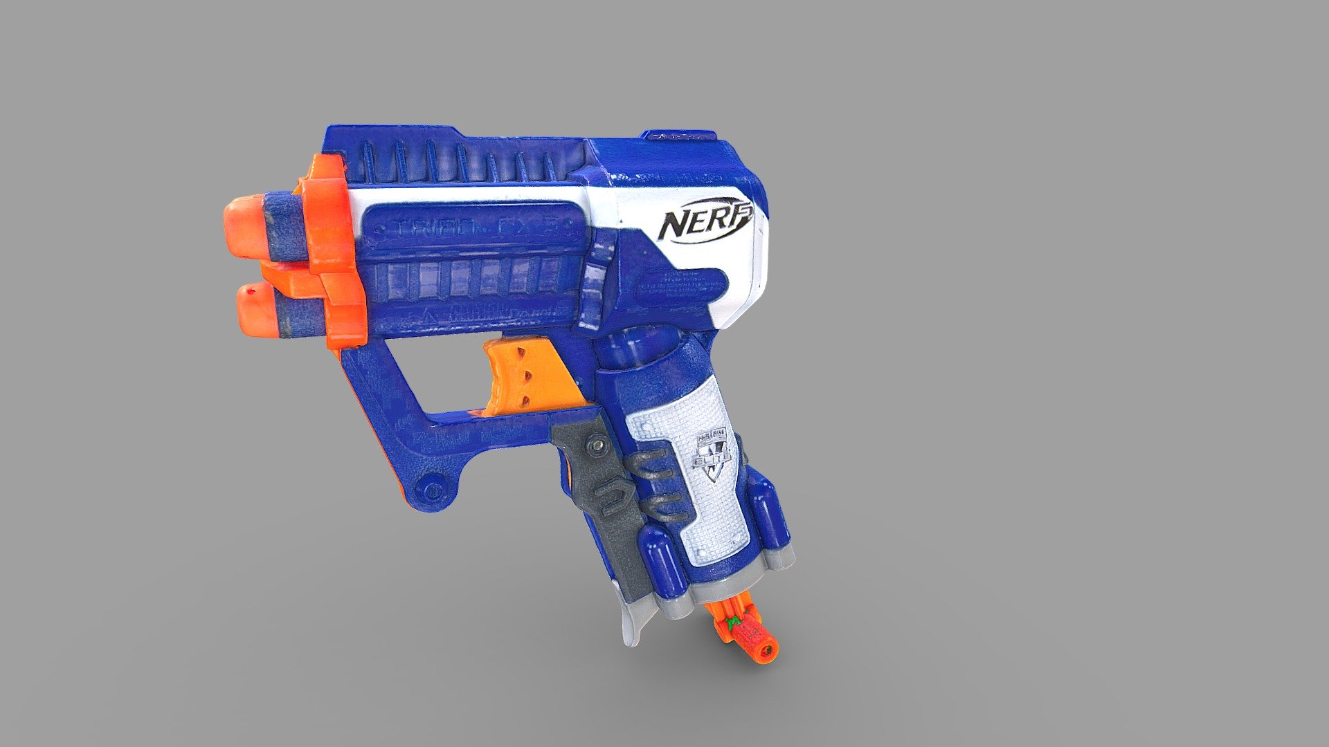 Nerf Triad EX-3 Gun 3D Color Scan Download Free 3D by Laser Design (@Laserdesign) [2931a69]