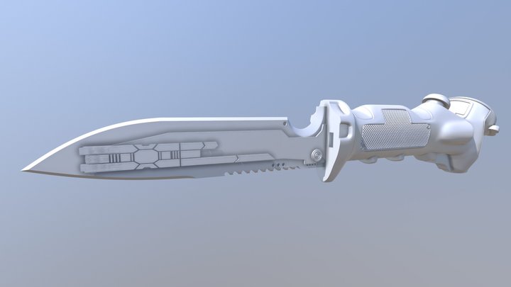 Titanfall Dataknife Blade Redesign 3D Model