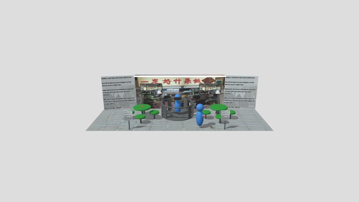 HEVR Booth model 3D Model