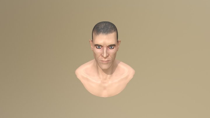 Willem Dafoe Sculpt 3D Model