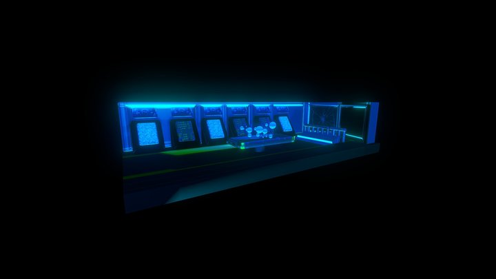 Assessment Two - AIE - Sci Fi Ship Interior 3D Model