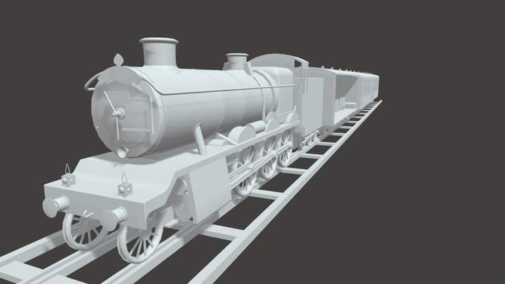 Hogwarts Express Model 3D Model