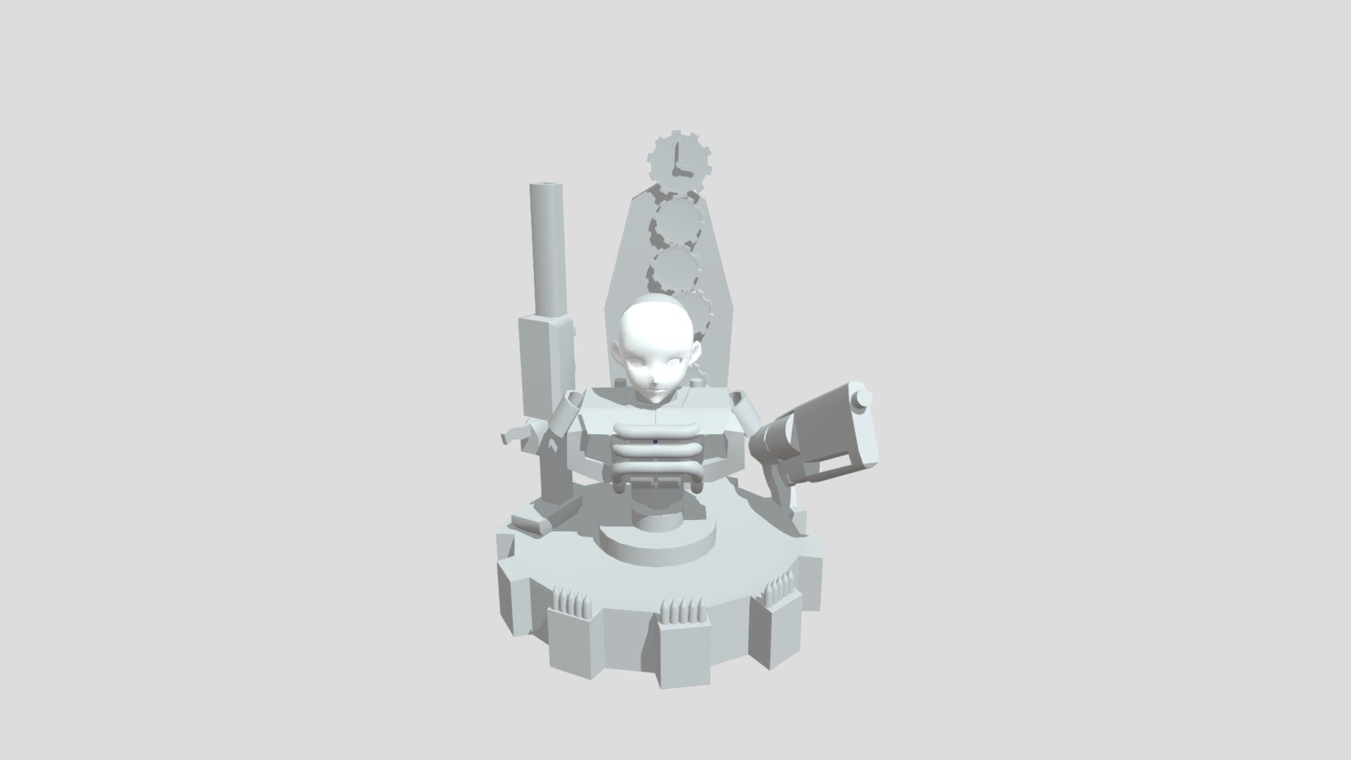 Iori Gamma Bust(Untextured)-Warforged prototype