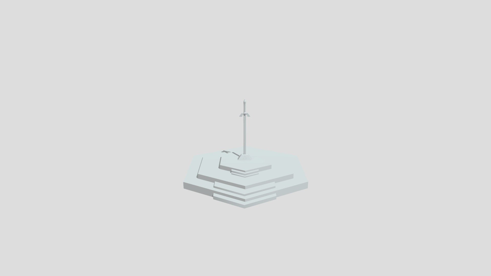 Master Sword 3d Model