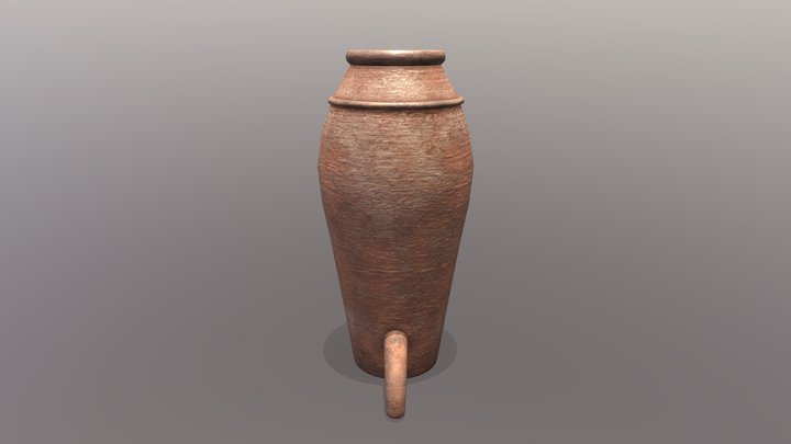 Pot with sink 3D Model