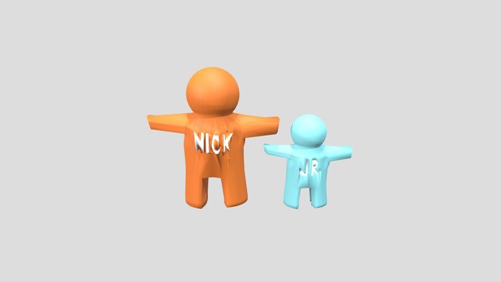 nick senior & nick junior 3D Model