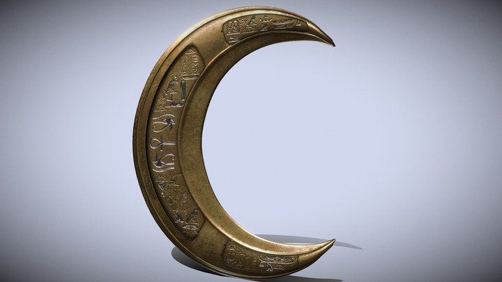 Moon Knight Crescent Moon Dart 3D Model