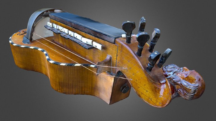 My Hurdy-gurdy / Ma Vielle à Roue 3D Model