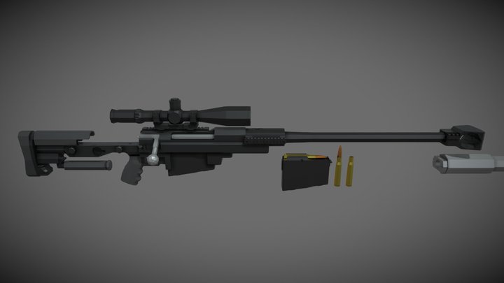 low-poly PGM Hecate II – Free 3D Model STL