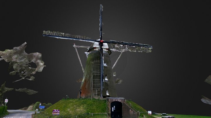 Lonneker Molen 3D Model