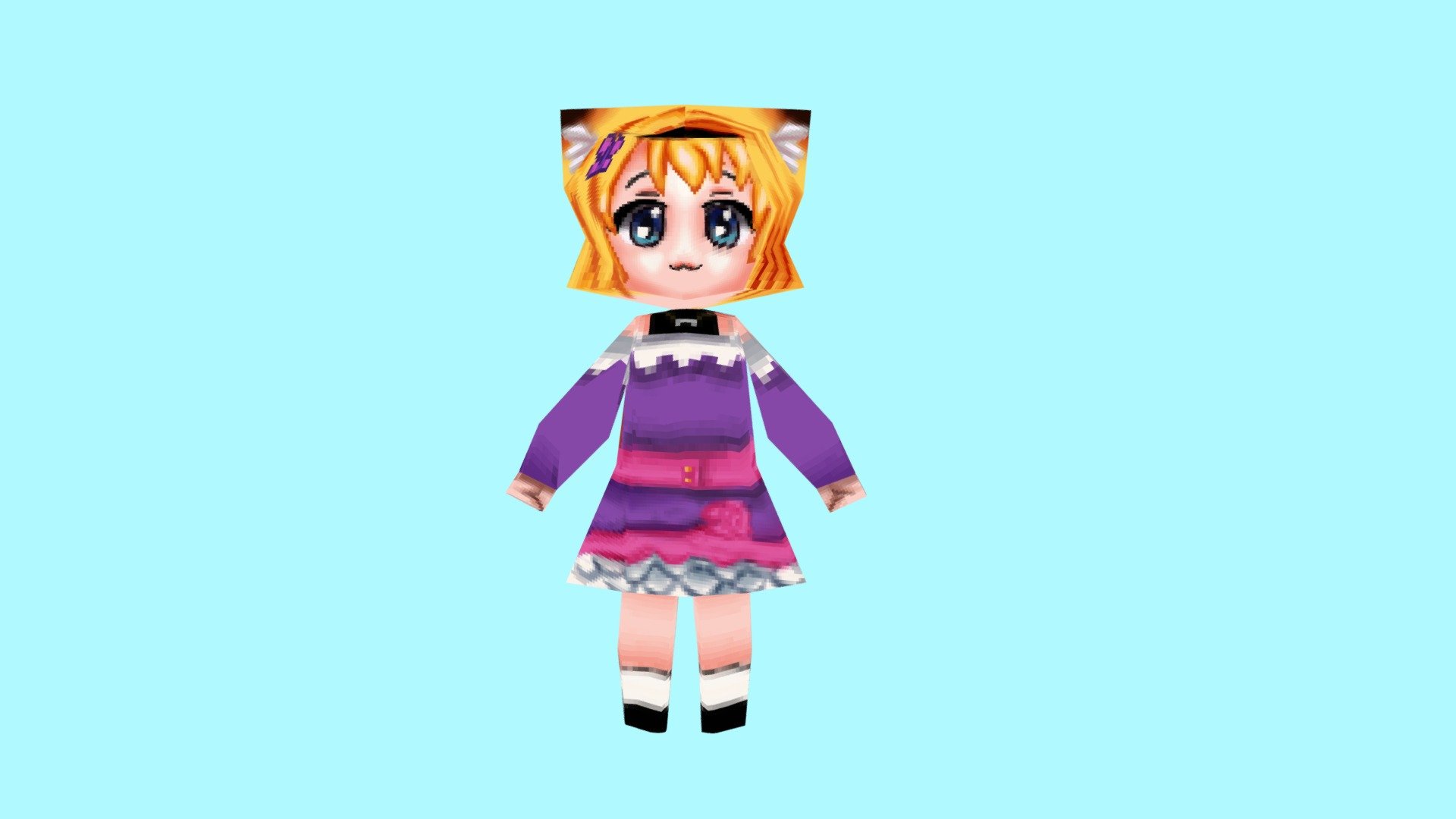 Milly Music ps1 3D model by JFLinter [2938b1b] Sketchfab