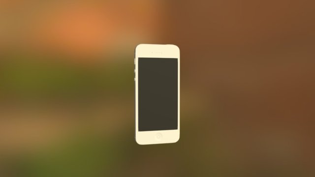 IPhone 5 (White) 3D Model