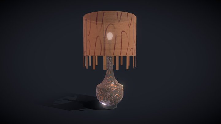 Stylized Lamp 3D Model