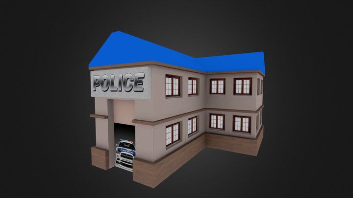 Estação de Policia de New Town 3D Model