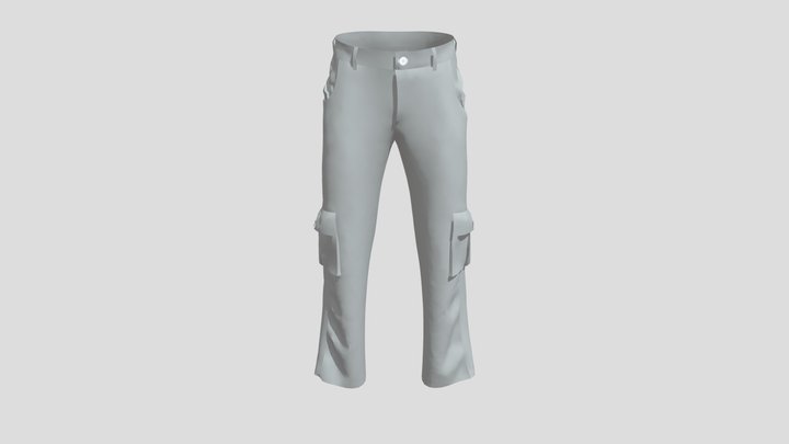 Cargo Trousers FBX 3D Model