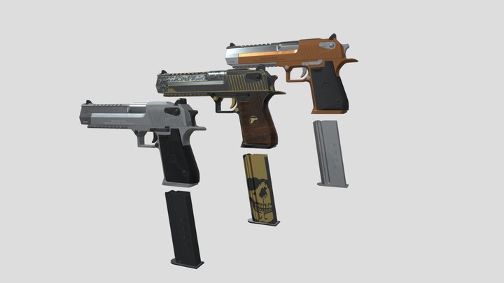 Desert Eagle 3D Model