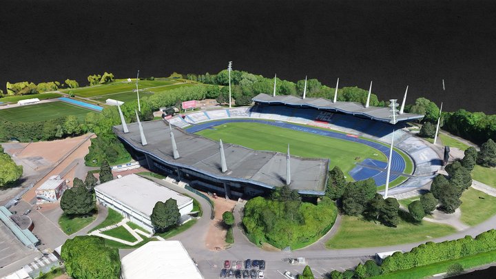 Villeneuve d'Ascq - Stadium nord 2019 3D Model