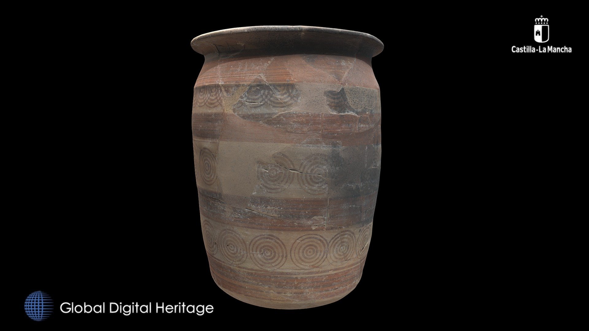 Iron Age Vase, Castilla La Mancha, Spain Download Free 3D model by