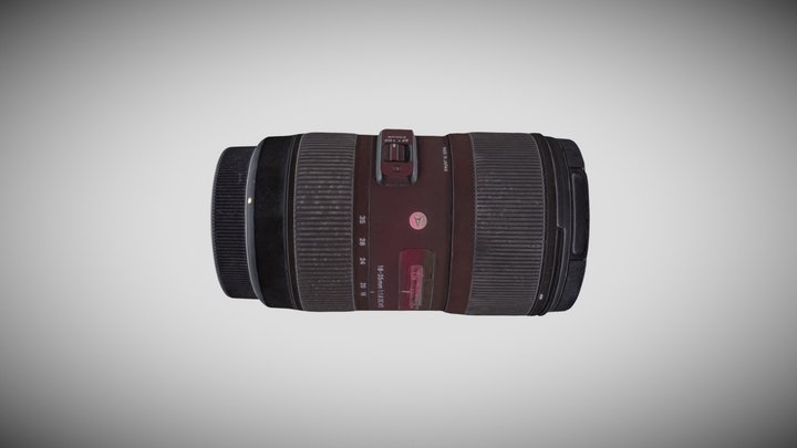 Sigma 18-35mm f/1.8 lens Photoscan and retopo 3D Model