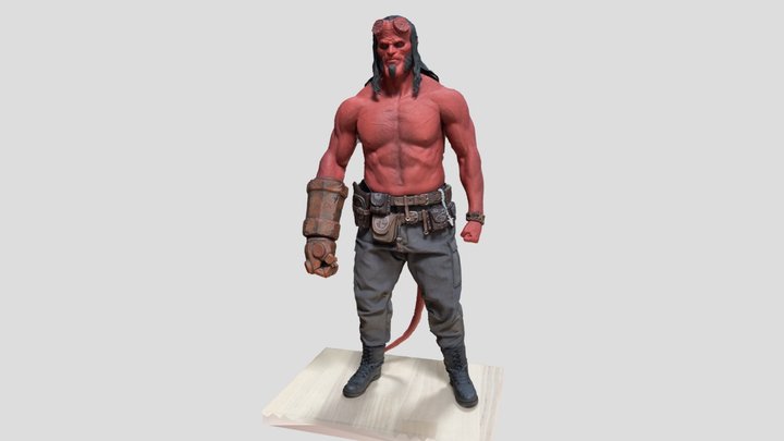 Hottys Hill Boy figure 3D Model