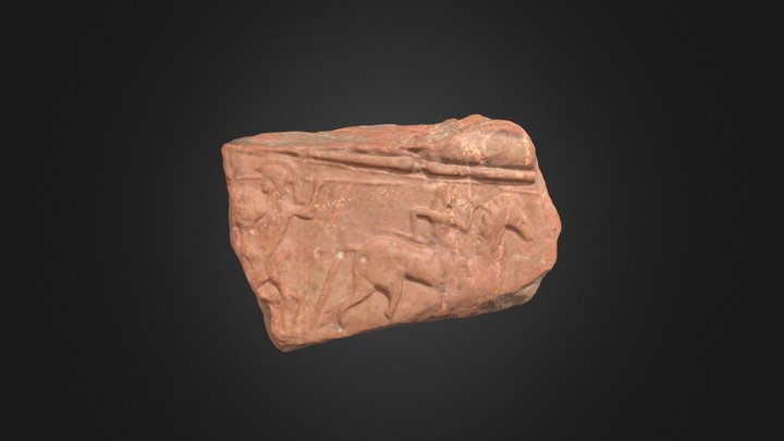 Fragment of a Relief Pythos (P182) 3D Model