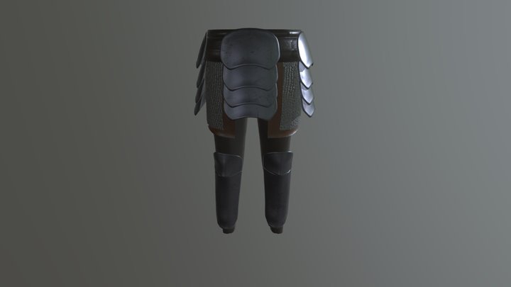 Knight Legs 3D Model