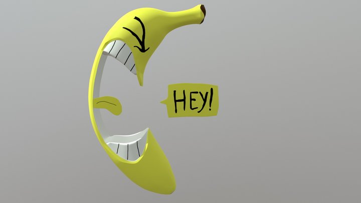 Banana 3D Model