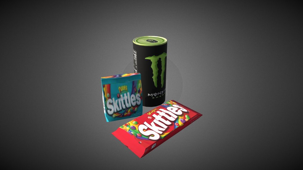 Energy drink & candy