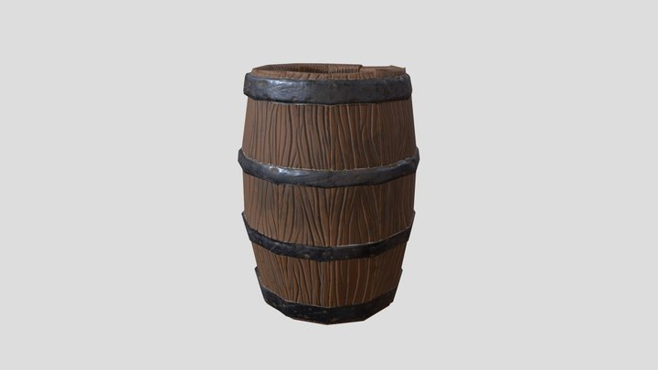 Barrel 3D Model