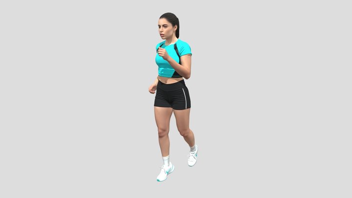Turquoise Crop Top Runner – Modèle 3D gratuit STL