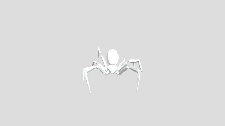 Spider Walk Cycle 3D Model