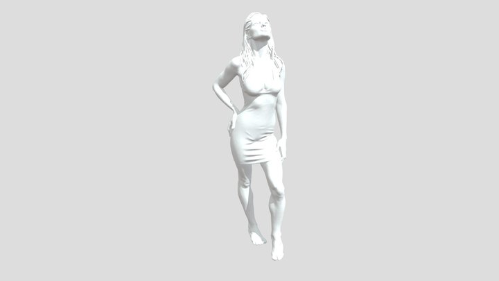 Rainy Beach Moment 3D Model