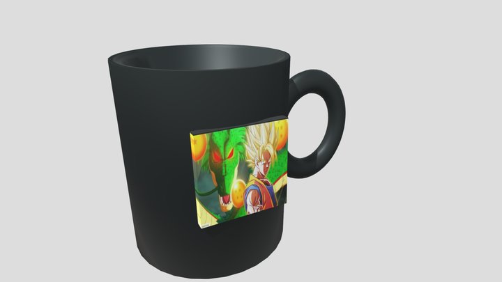 Dragon Ball Z Mug | Goku & Shenron 3D Model