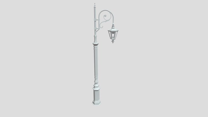 Victorian Lamppost 3D Model