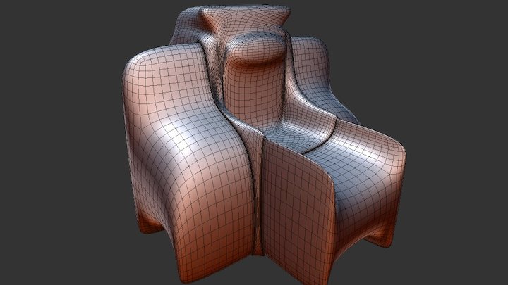 SCI-FI - CHAIR - DIY PlAN 3D Model