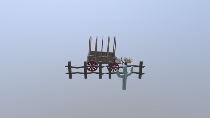 Six Props 3D Model